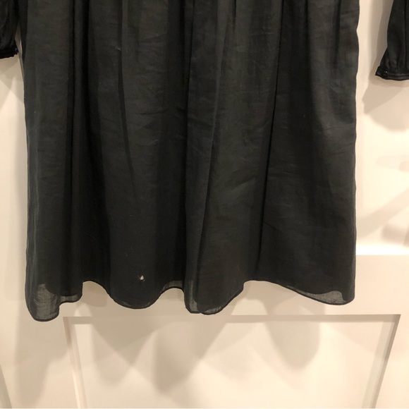 Catherine Malandrino black mid calf long dress. Size 0. Made in China.100 cotton - Picture 7 of 11